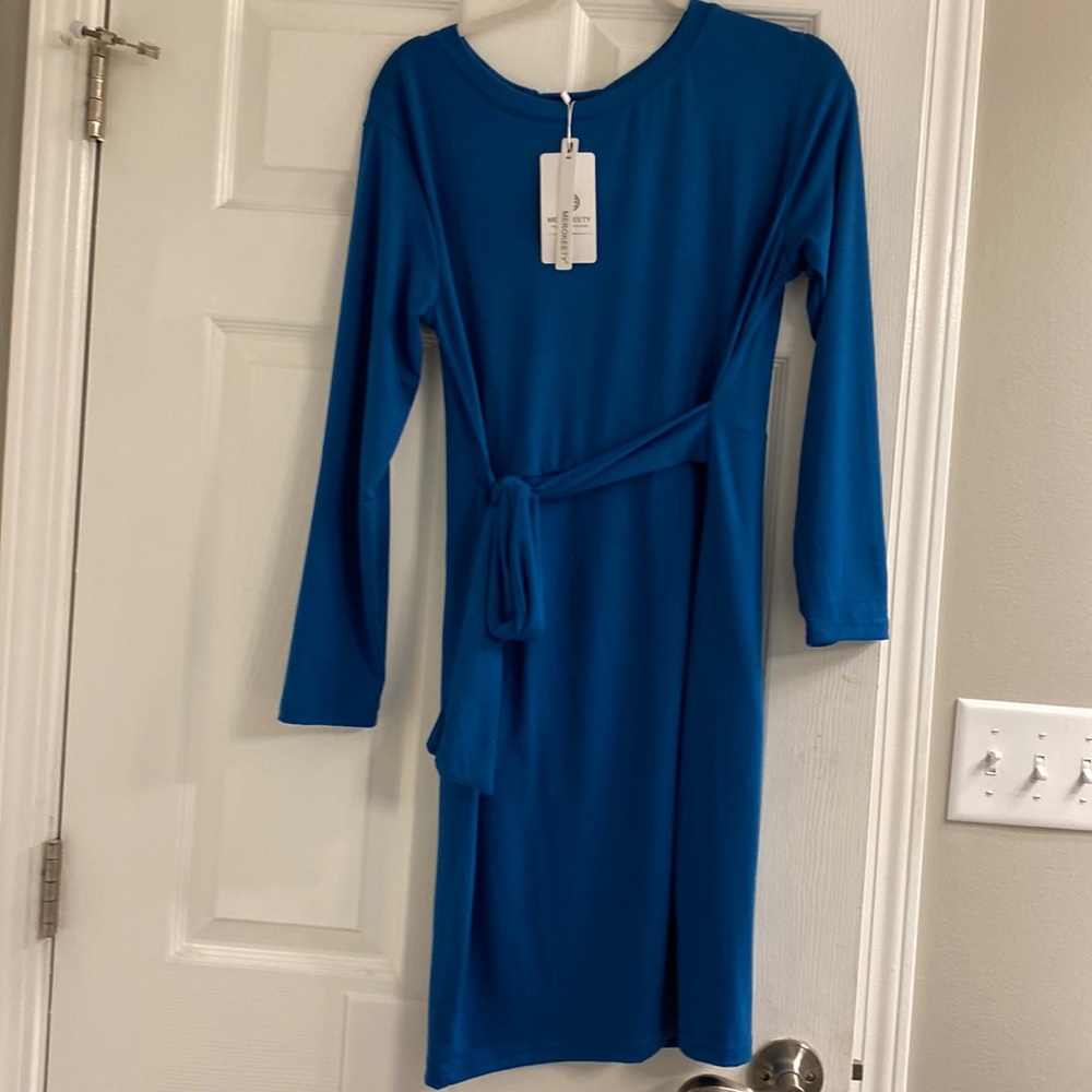 Long sleeved knit dress